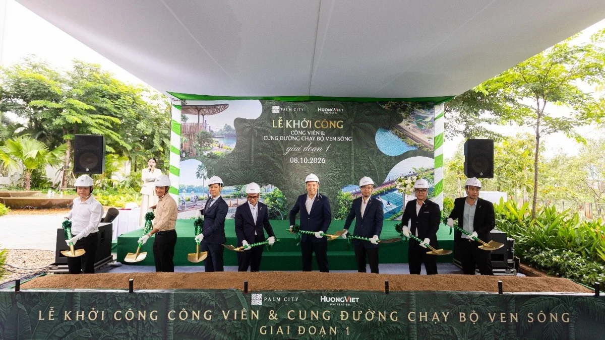 Khởi công công viên và cung đường chạy bộ